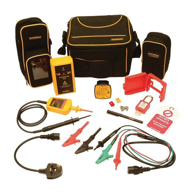 Martindale TB118KIT1 Voltage Indicator & Proving Unit Kit <3.5mA 600V ac/dc, Kit Contents 8mm Clip Locked Out Tag,