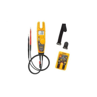 Fluke  T6-1000 (with Alligator Clips & Soft Case), LCD Voltage tester, 1000V ac/dc, Battery Powered, CAT III 1000V