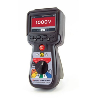 Megger MTR105 Phase Rotation Tester, CAT III 600V, 400Hz Max, 75V Max
