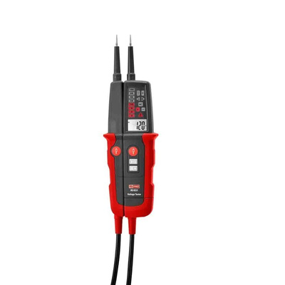 RS PRO, LCD Voltage tester, 1000V ac/dc, Battery Powered, CAT III 1000V
