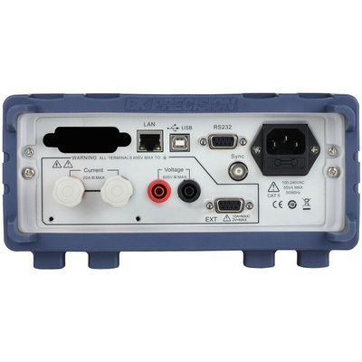 BK Precision Power Meter, 12kW max, 20A ac max, 20A dc max