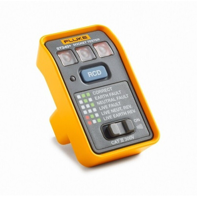 Fluke Mains Socket Tester 4mA 230V ac CAT ll 300V
