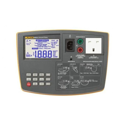 Fluke 6500-2 UK PAT Tester Bundle, Continuity, Current, Earth, Insulation, RCD, Voltage Test Type