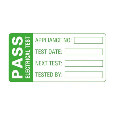 Martindale LAB2 PAT Testing Label, For Use With PAT 32