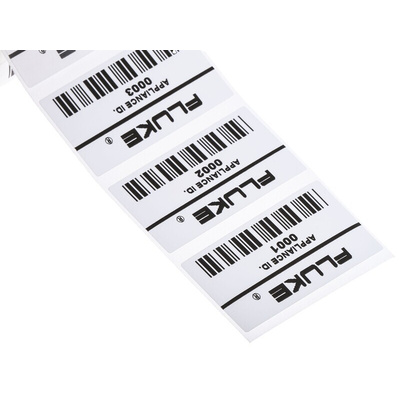 Fluke APP1000 PAT Testing Label, For Use With 6000 Series