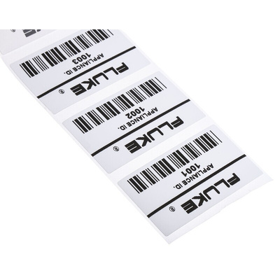 Fluke APP2000 PAT Testing Label, For Use With 6000 Series