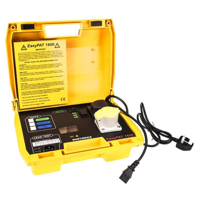Martindale EPAT1600 PAT Tester, Class I, Class II, Class IT Test Type