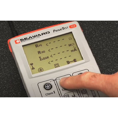 Seaward PrimeTest 100 UK PAT Tester, Class I, Class II Test Type