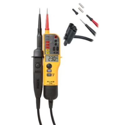 Fluke T130, LCD Voltage tester, 690V, Continuity Check, Battery Powered, CAT III 690V