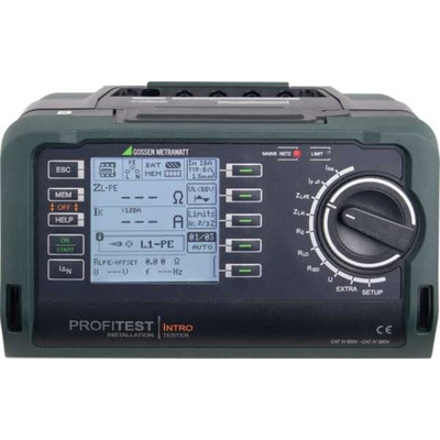 Gossen Metrawatt Starter Package PROFITEST INTRO Electrical Tester, 3700V , Earth Resistance Measurement