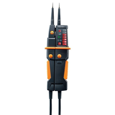 Testo 750-2, LED Voltage tester, 690V, Continuity Check, Battery Powered, CAT III 1000V With RS Calibration