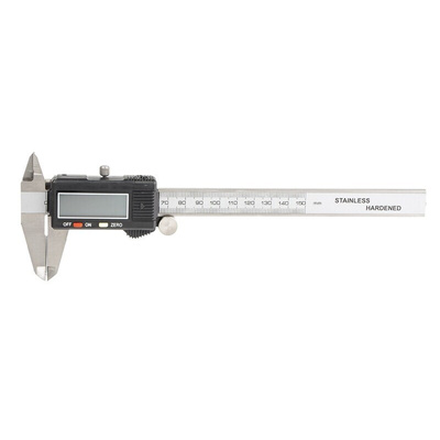 RS PRO 150mm Digital Caliper Caliper 0.03 mm Resolution, Metric