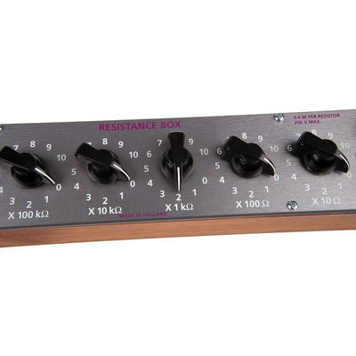 Cropico Resistance Decade Box, Resistance Resolution 10Ω, Absolute Maximum Resistance Measurement 10MΩ