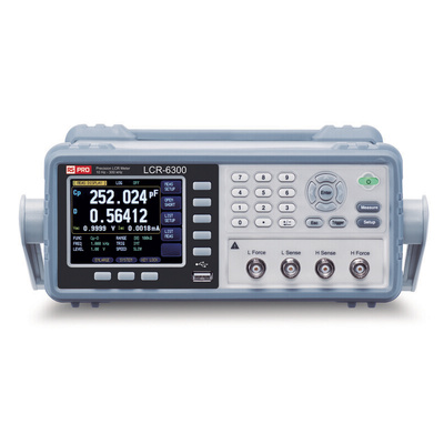 RS PRO LCR-6300 Bench LCR Meter 9.9mF, 99 MΩ, 9999H
