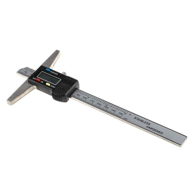 RS PRO 150mm Imperial & Metric Depth Gauge, Stainless Steel