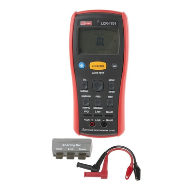 RS PRO LCR-1701 Handheld LCR Meter 20mF, 200 MΩ, 20000H