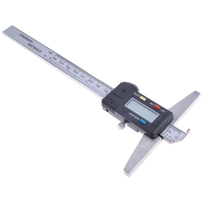RS PRO 150mm Imperial & Metric Depth Gauge, Stainless Steel
