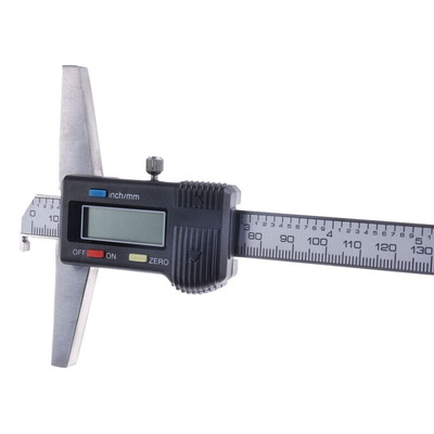 RS PRO 150mm Imperial & Metric Depth Gauge, Stainless Steel