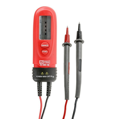 RS PRO Component Tester, Resistance Measurement Resolution 100mΩ, Capacitance Measurement Resolution 1pF Component LCD