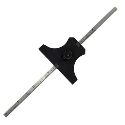 RS PRO 150mm Imperial & Metric Depth Gauge, Stainless Steel, 56g