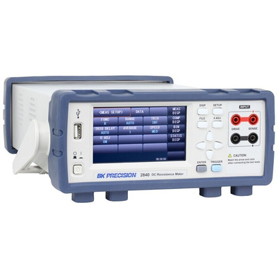 BK Precision 2840 Ohmmeter, 20000 Ω Max, 1μΩ Resolution, 4 Wire