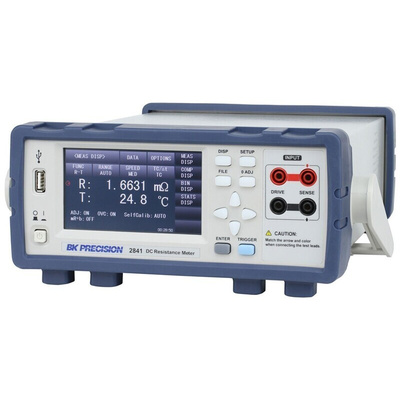 BK Precision 2841 Ohmmeter, 100 MΩ Max, 100nΩ Resolution, 4 Wire