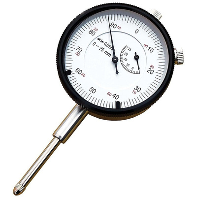 RS PROImperial Dial Indicator, Maximum of 1 in Measurement Range, 0.001 in Resolution , ±0.008 mm Accuracy With UKAS