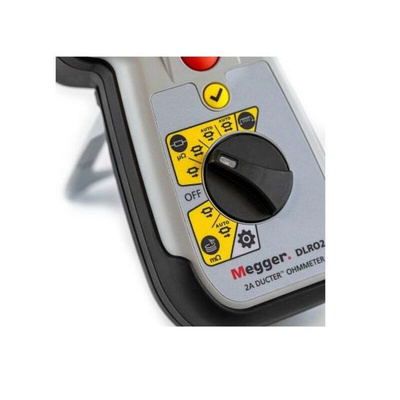 Megger DLRO2 Handheld Ohmmeter, 2000 Ω Max, 100mΩ Resolution, Low Resistance