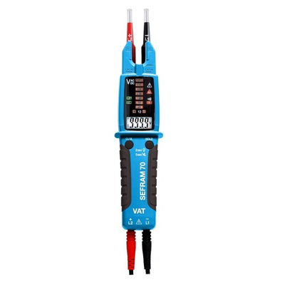 Sefram 70, Digital Voltage tester, 1000V ac/dc, Continuity Check, Battery Powered