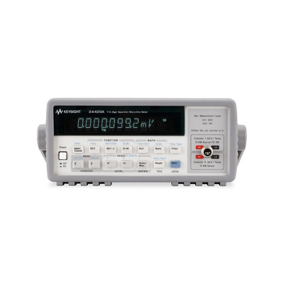 Keysight Technologies 34420A Micro Ohm Meter, 10 MO Max, Low Resistance