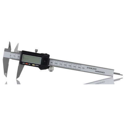 RS PRO 150mm Digital Caliper Caliper 0.01 mm Resolution, Metric