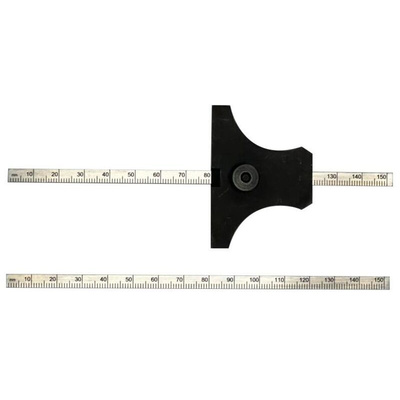 134mm Metric Depth Gauge, Steel, 47g