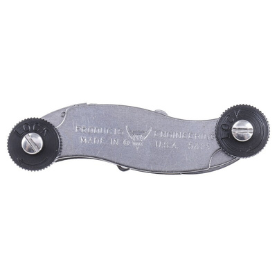 RS PRO, 28 Blades Thread Pitch Gauge, Imperial/Metric thread type