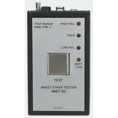 RS PRO Wrist ESD Tester, With RS Calibration