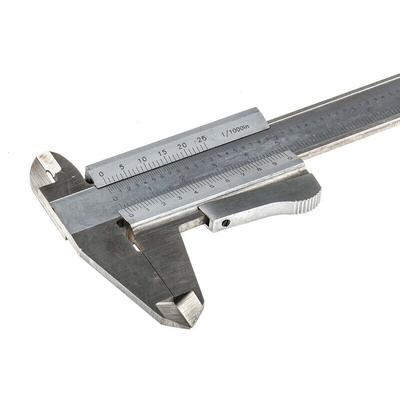 RS PRO 150mm, 6in Vernier Caliper Caliper 0.02 mm Resolution, Imperial, Metric