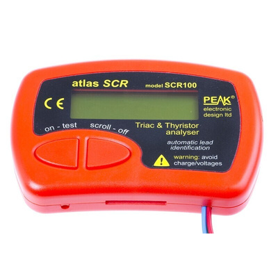 Peak Electronic Design SCR100 Component Tester Thyristor, Triac LCD, Model SCR100