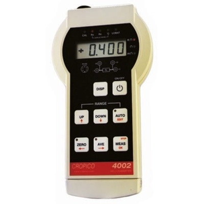 Cropico DO4002 Handheld Ohmmeter, 400 Ω Max, 1μΩ Resolution, 4 Wire
