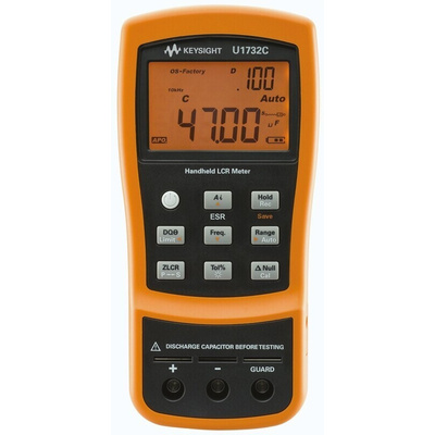 Keysight Technologies U1732C Handheld LCR Meter 20mF, 200 MΩ, 2000H