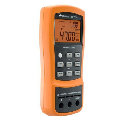 Keysight Technologies U1733C Handheld LCR Meter 20mF, 200 MΩ, 2000H