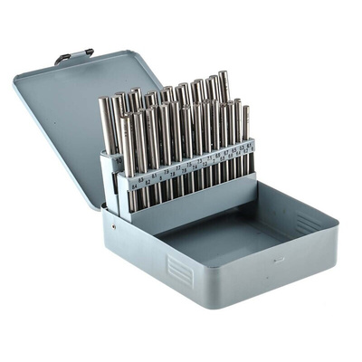 RS PRO Drill Blank Set, Steel, 41 piece