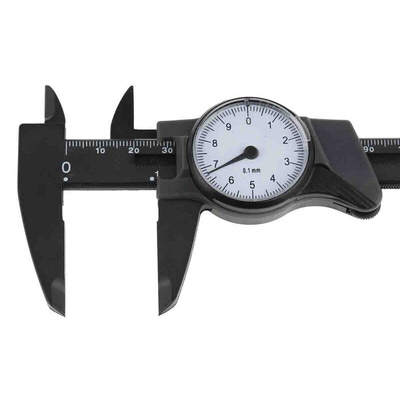 RS PRO 150mm, 6in Dial Caliper Caliper 0.1 mm Resolution, Imperial, Metric