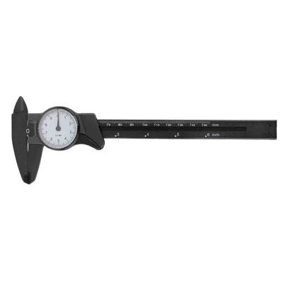 RS PRO 150mm, 6in Dial Caliper Caliper 0.1 mm Resolution, Imperial, Metric