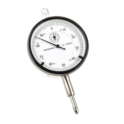 RS PROMetric Dial Indicator, 0 → 10 mm Measurement Range, 0.01 mm Resolution , ±0.008 mm Accuracy
