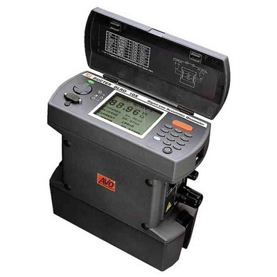 Megger DLRO10X Handheld Ohmmeter, 2000 Ω Max, 100nΩ Resolution, Low Resistance