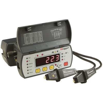 Megger DLRO10 Handheld Ohmmeter, 2000 Ω Max, 100nΩ Resolution, Low Resistance - RS Calibrated