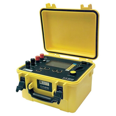 Chauvin Arnoux CA 6240 Ohmmeter, 399 Ω Max, 1μΩ Resolution, 4 Wire - RS Calibrated
