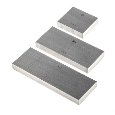 RS PRO Gauge Block Set Steel Metric With UKAS Calibration