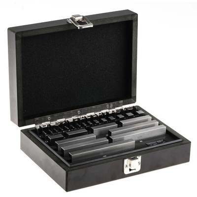 RS PRO Gauge Block Set Steel Metric With UKAS Calibration
