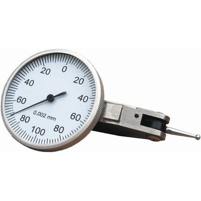RS PRO Metric DTI Gauge, +0.2mm Max. Measurement, 0.002 mm Resolution, ±0.02 mm Accuracy With UKAS Calibration