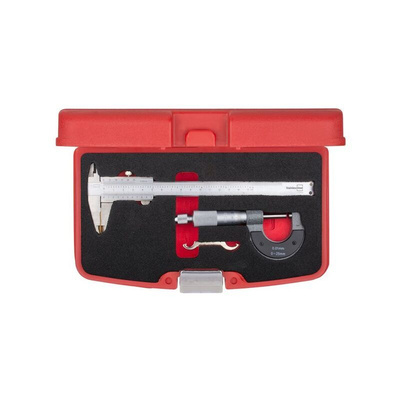RS PRO Imperial, Metric Vernier Caliper, External Micrometer Measuring Set